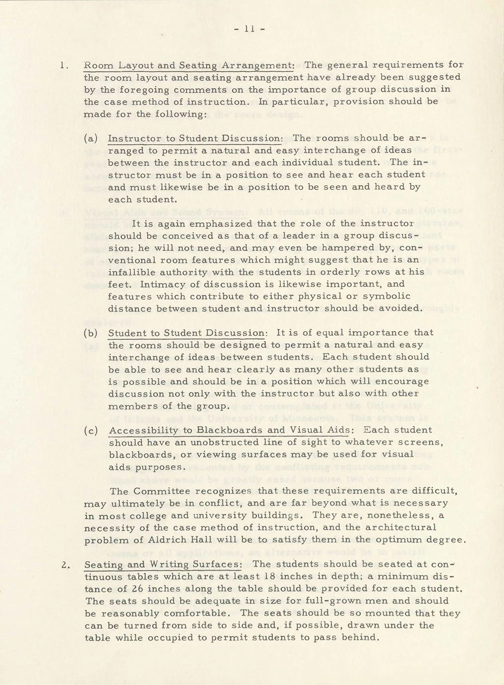 Aldrich Hall Specifications - page 11