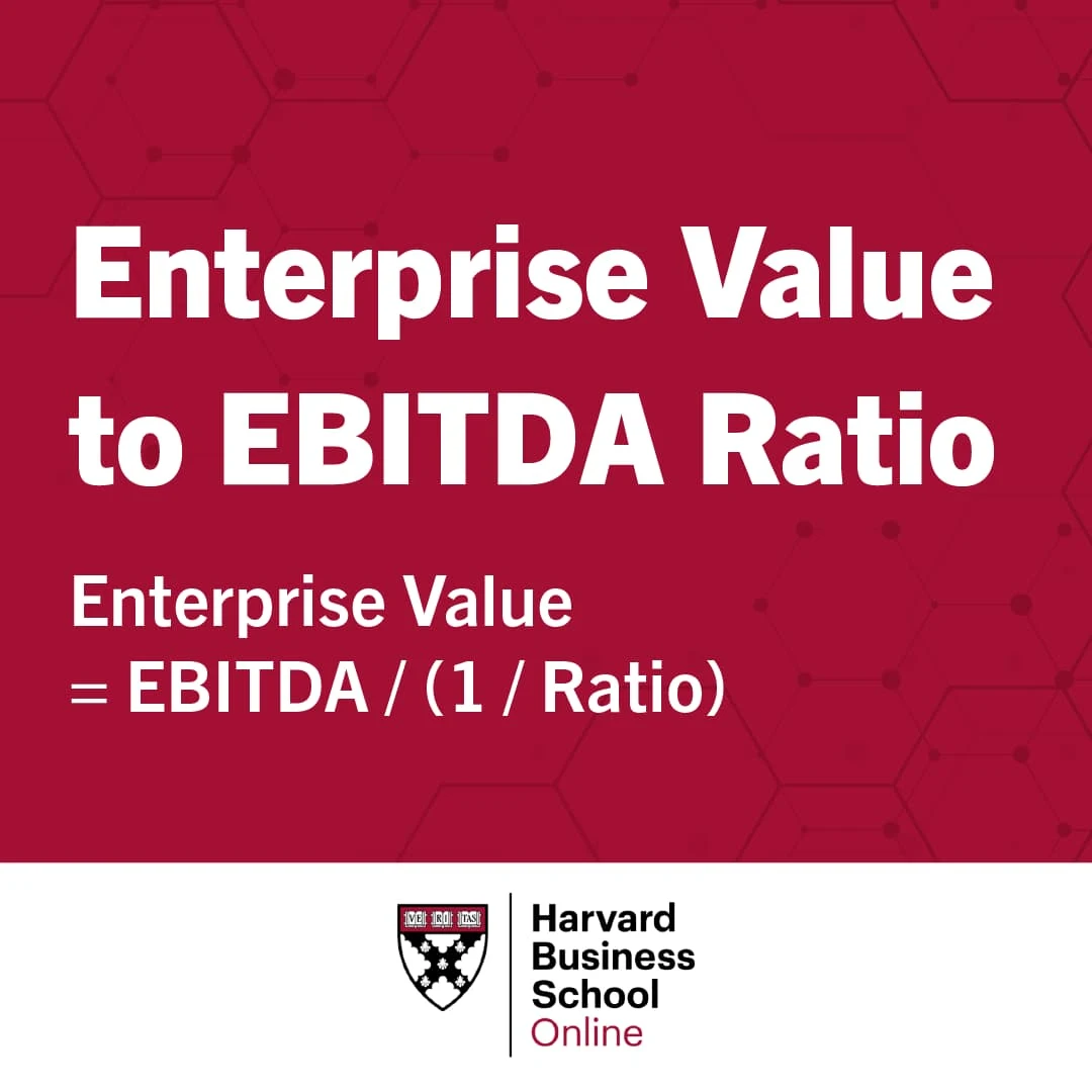 Enterprise value to EBITDA ratio