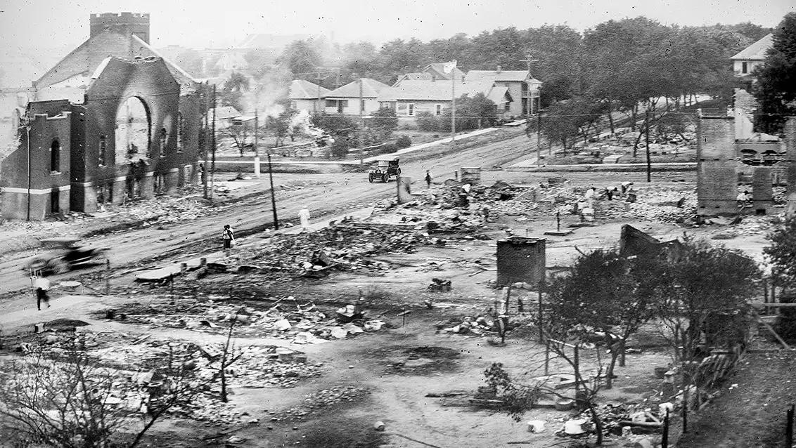 Tulsa Massacre Streets aftermath
