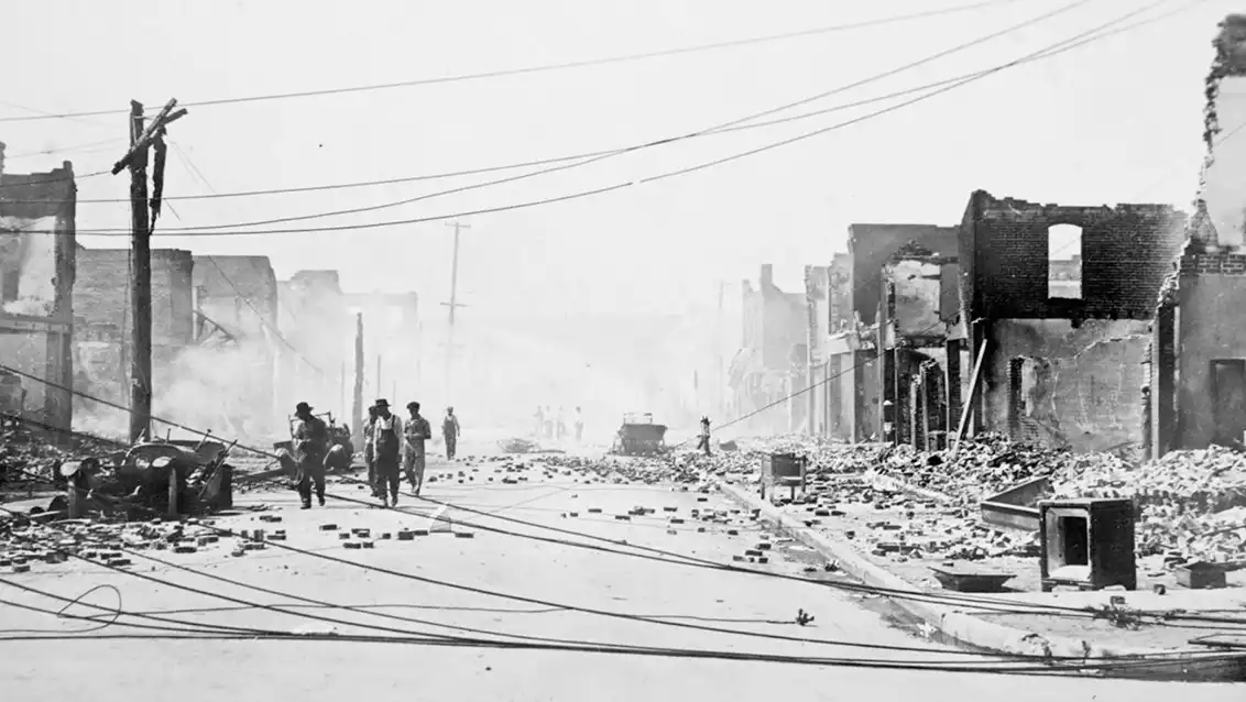Tulsa Massacre Streets aftermath