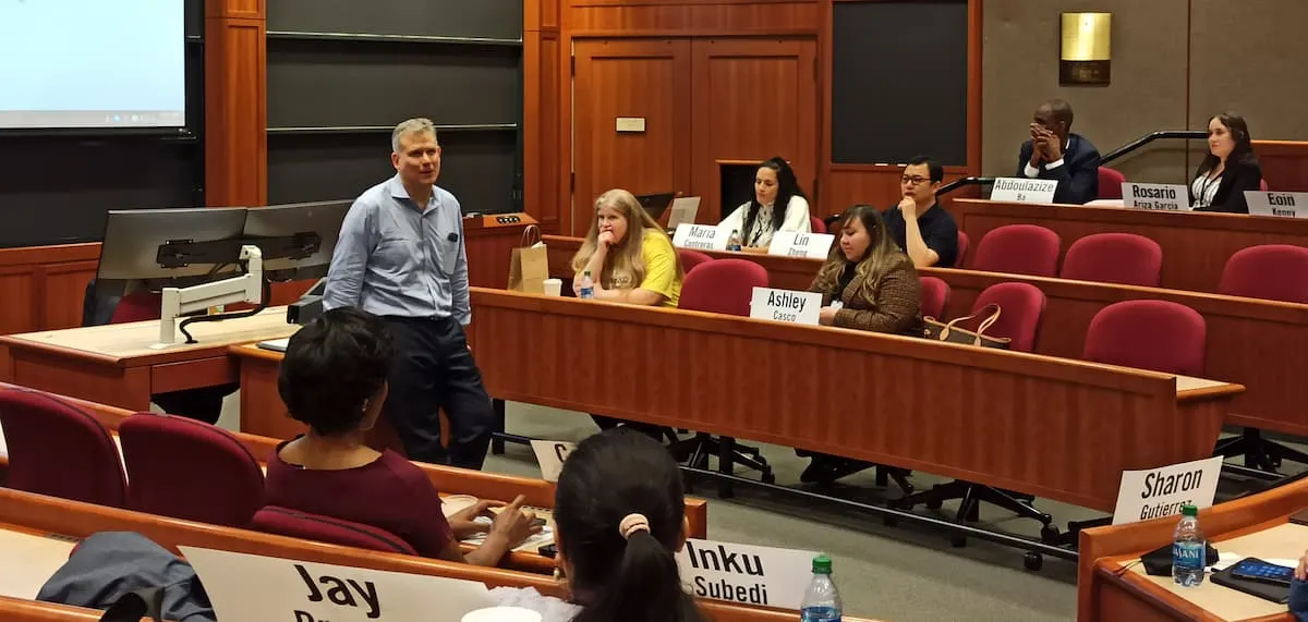 Professor Randy Cohen speaking at Connext
