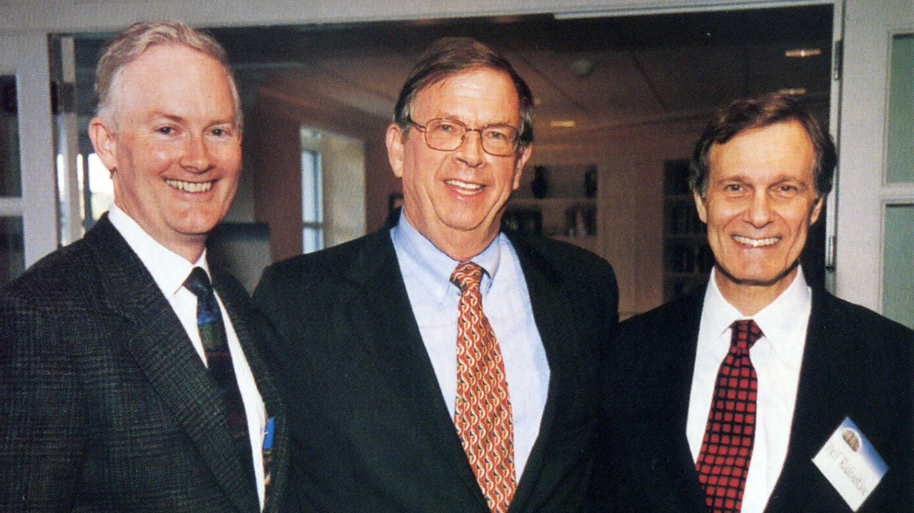 Dean Kim B. Clark, Dean John H. McArthur & Harvard University President Neil Rudenstein