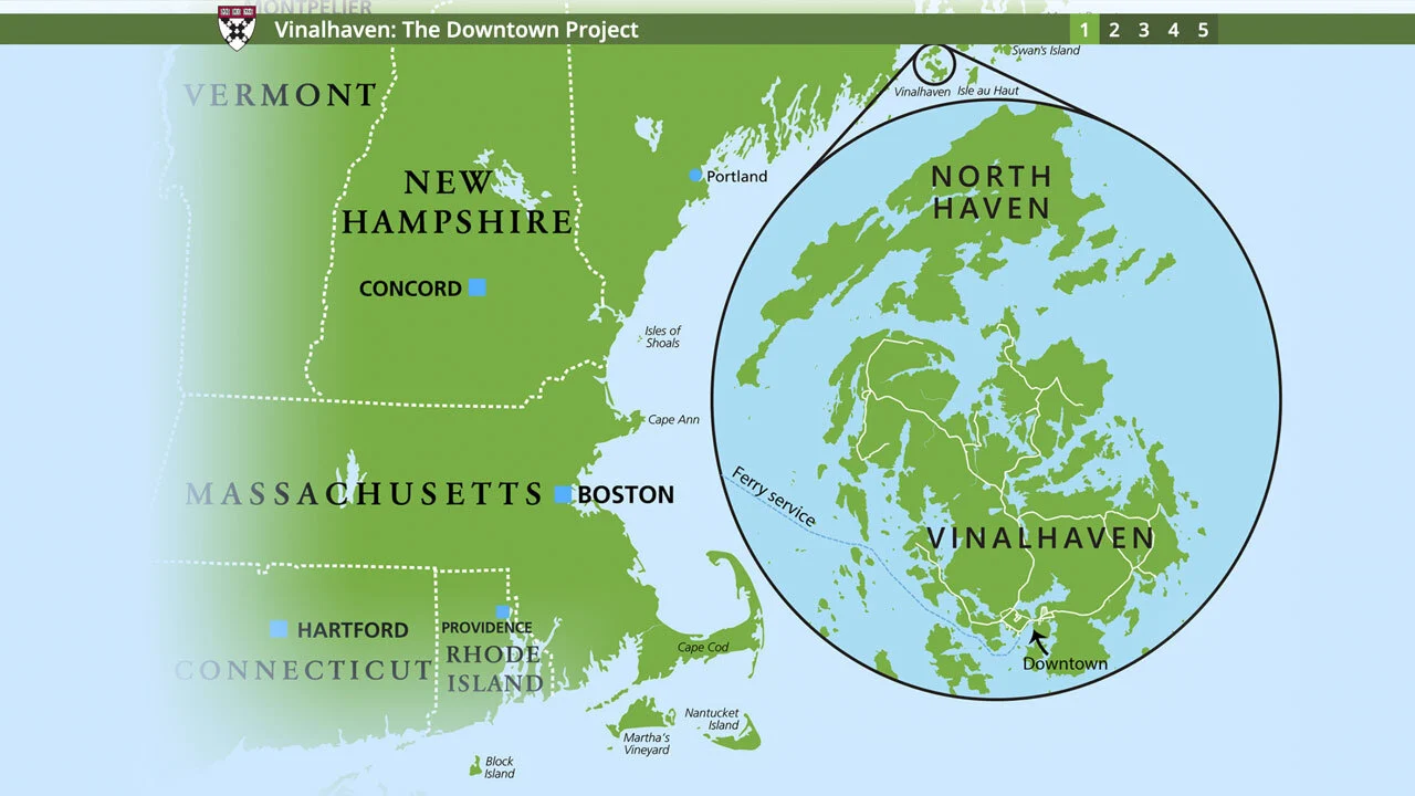 Vinalhaven and region map