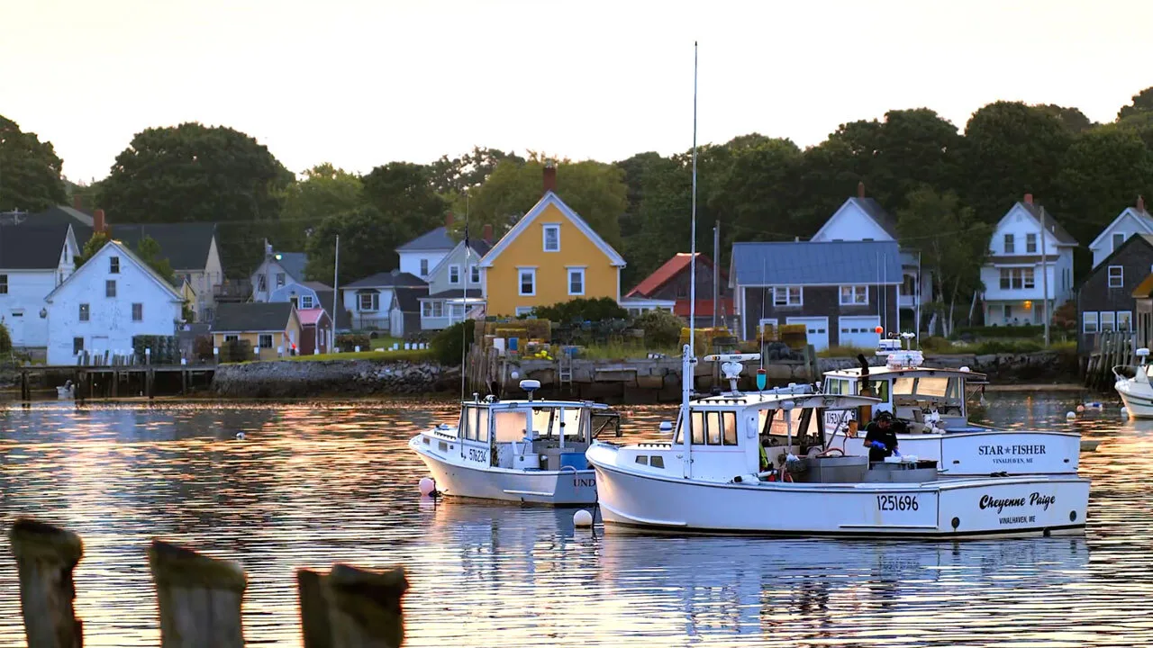 Vinalhaven - view across bay