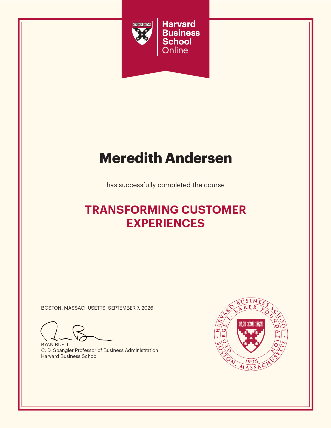 Certificate of Specialization