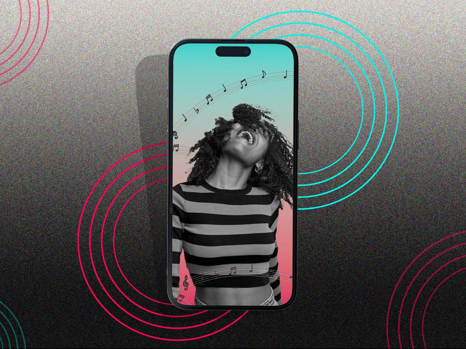 woman in phone