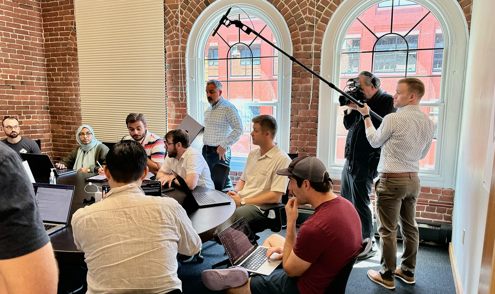 The Multimedia Development team visited VideaHealth’s headquarters, filming the company’s culture and meetings.