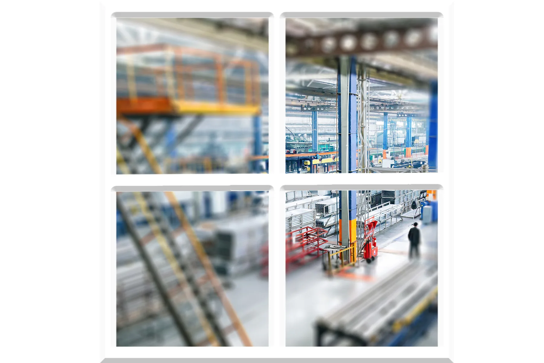 window looking into warehouse