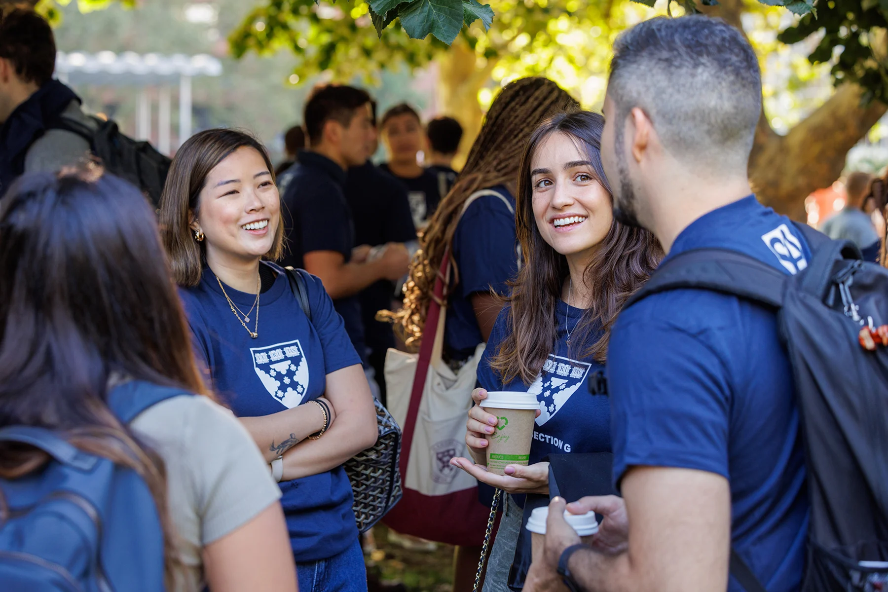 Incoming MBA students get to know their new section mates during START.