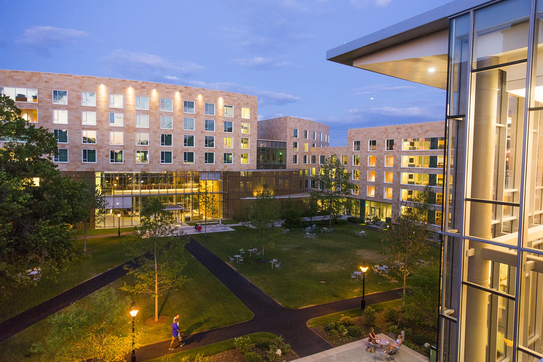 Tata Hall as seen from Chao Hall