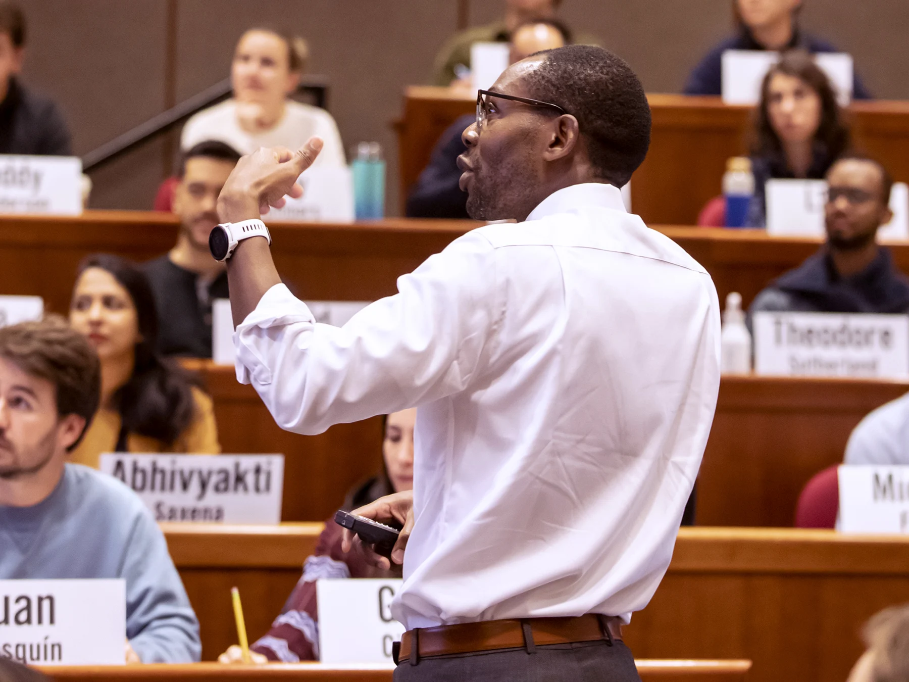 Harvard Business School professors care deeply about teaching and interacting with students.