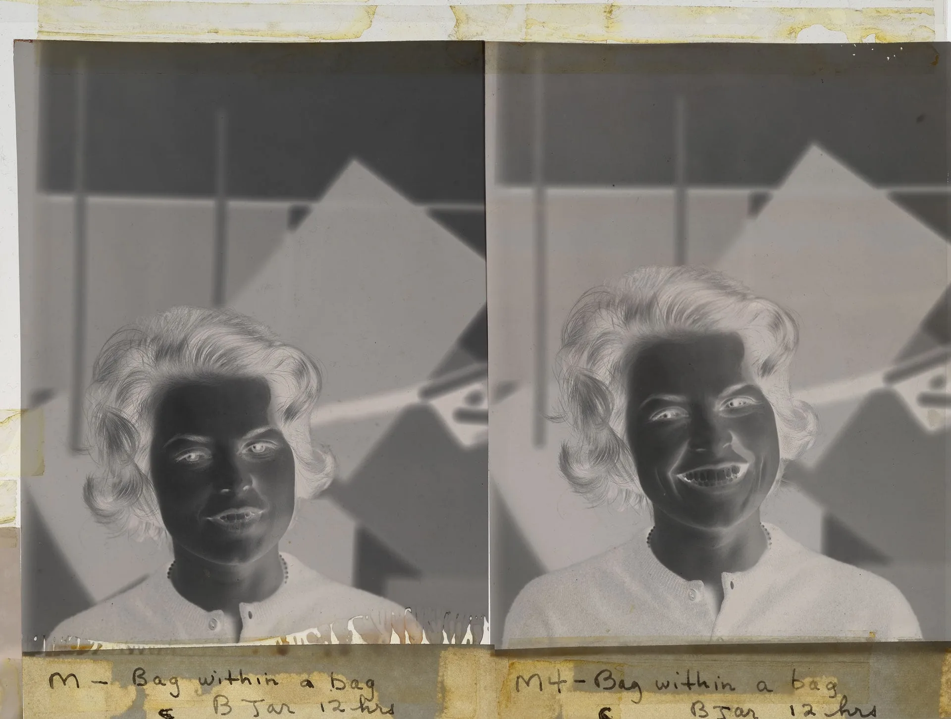 negative test photographs, Type 55 P/N, 1961