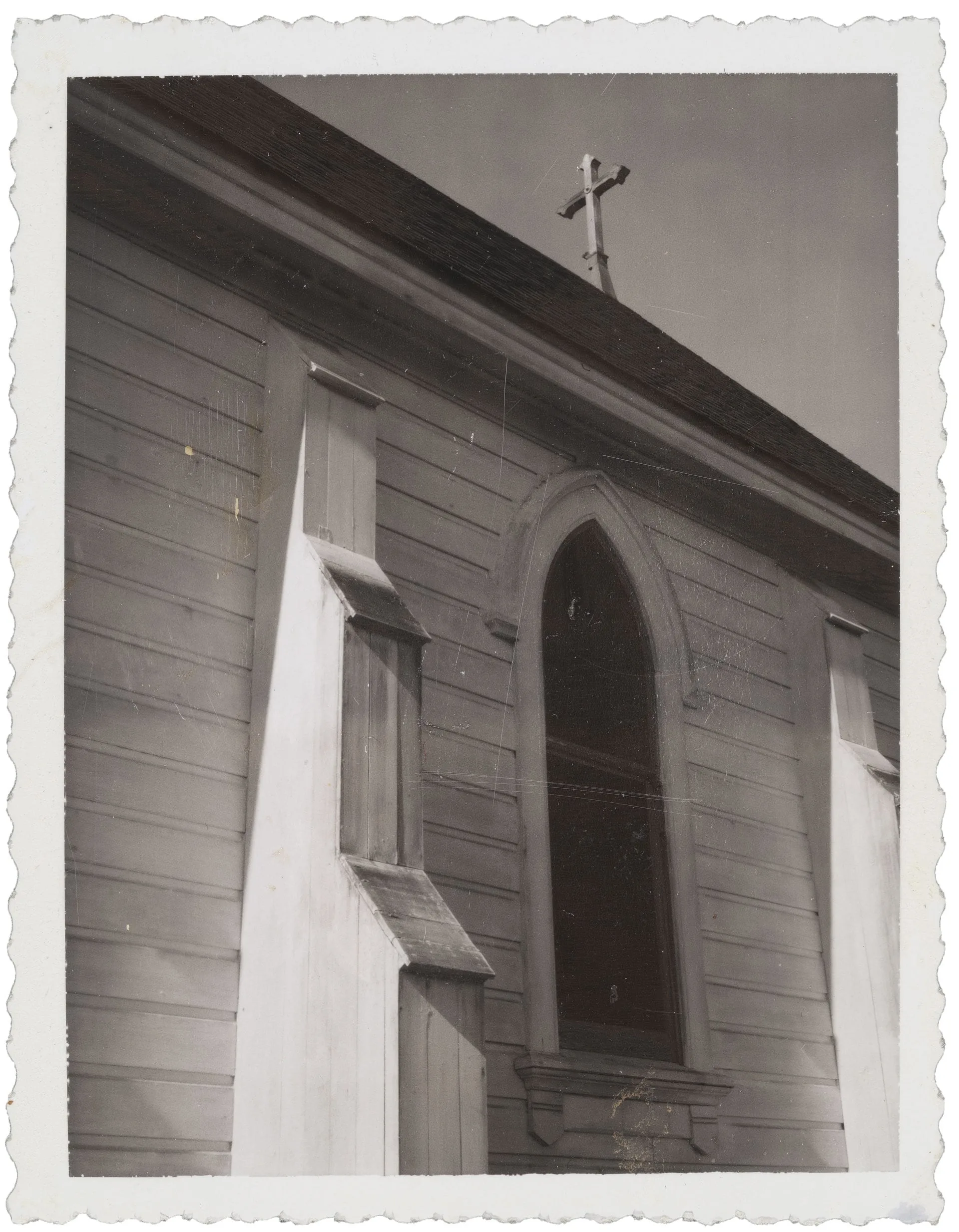 Church, test photograph by Gerry Sharpe