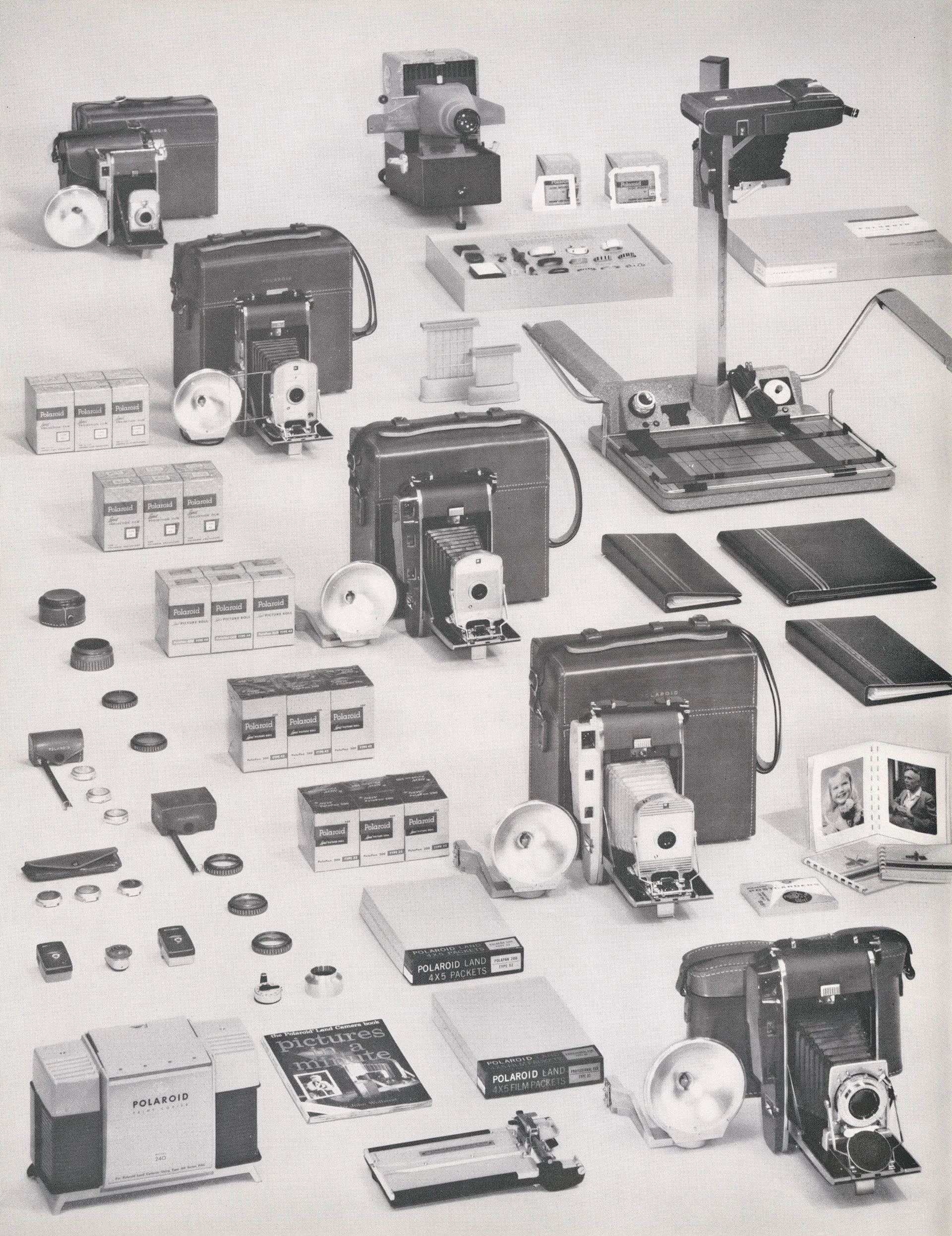 Polaroid camera models and films, 1958