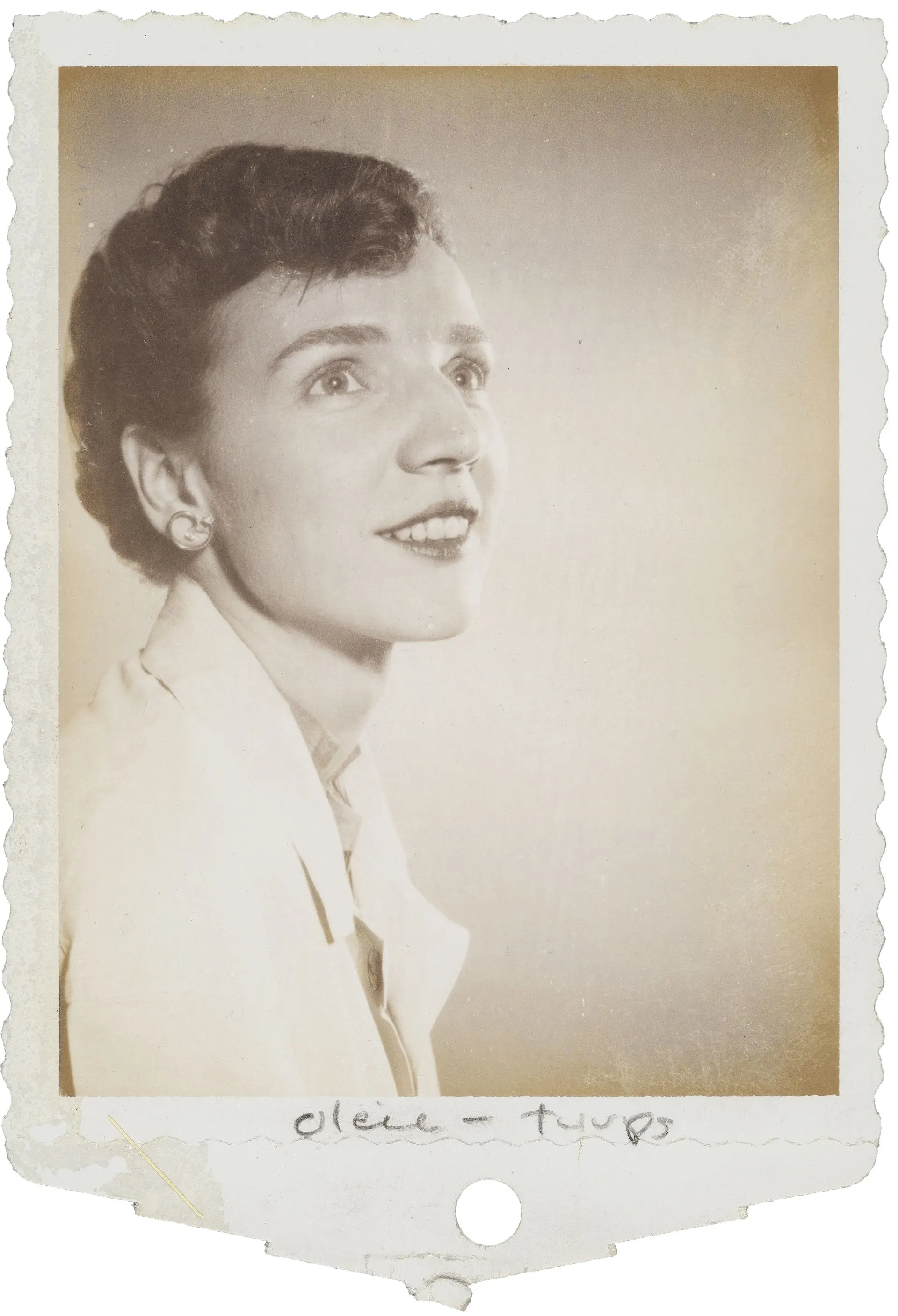 Meroë Morse, test photograph, 1950