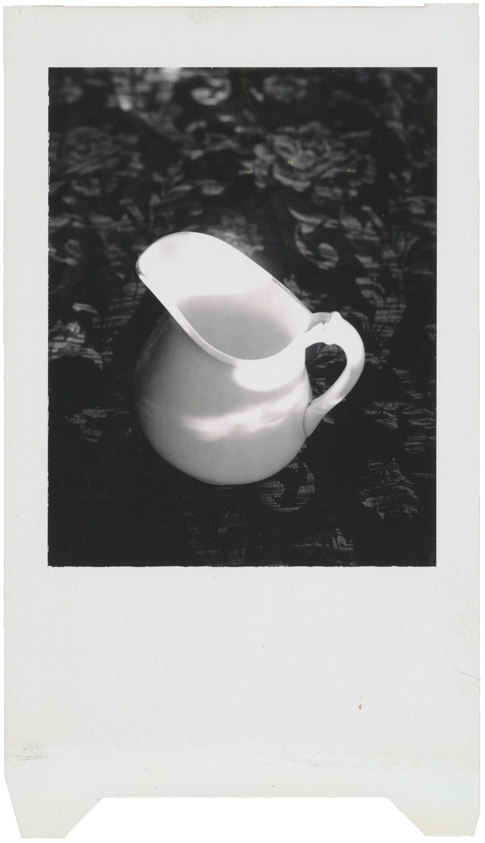 Water pitcher, test photograph by Paul Caponigro
