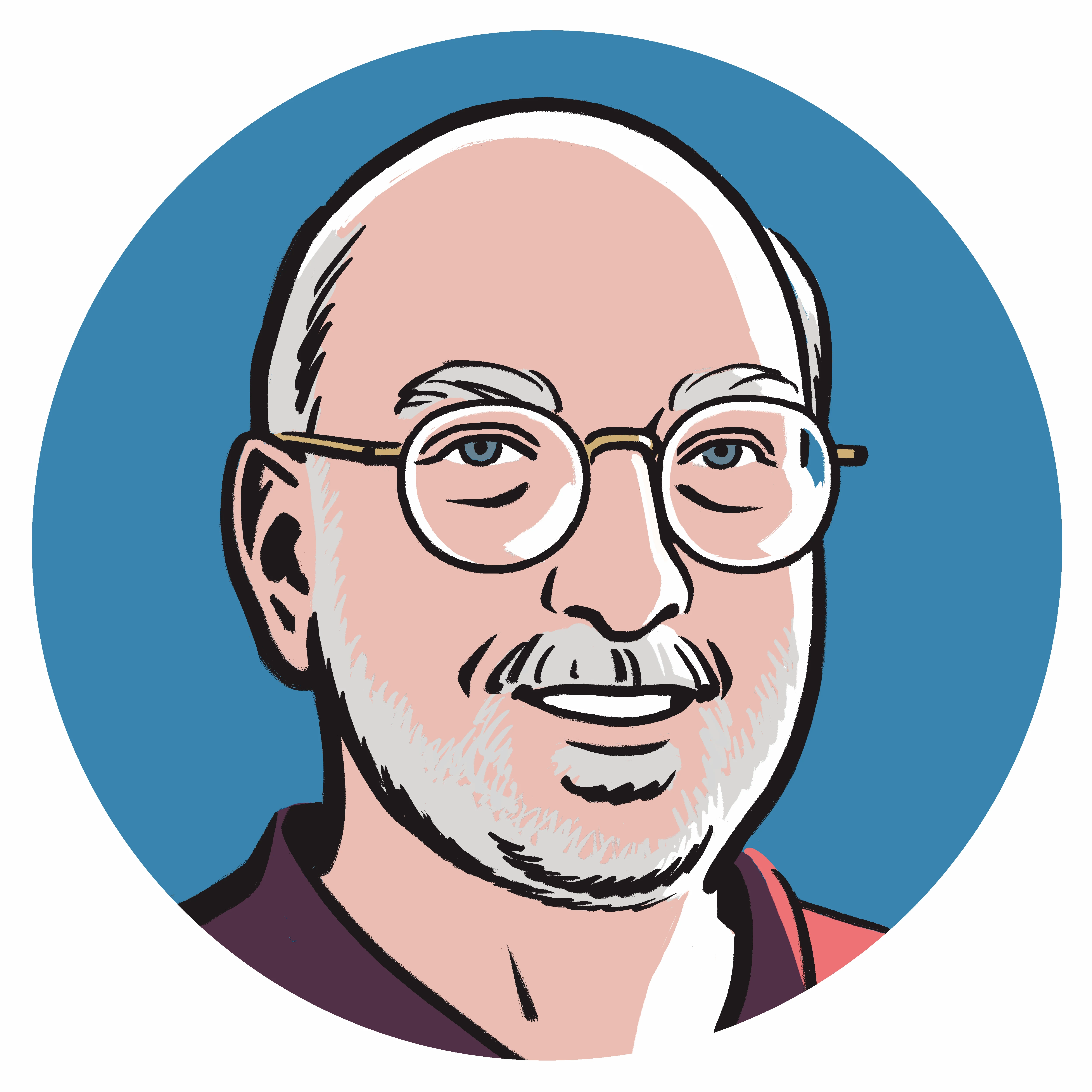 Writer Sean Silverthorne's portrait