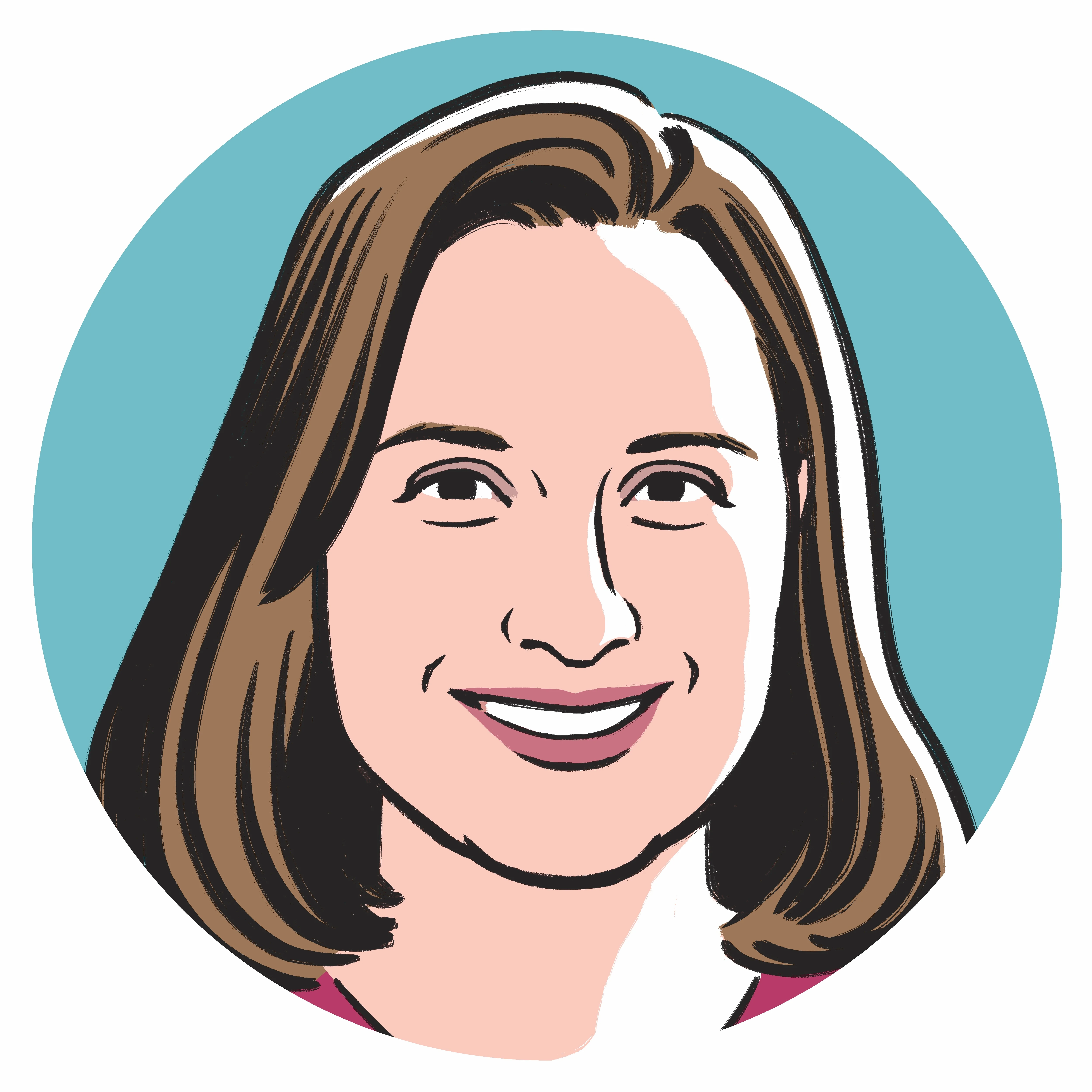 Illustrated portrait of Kara Baskin, a writer at Harvard Business School's Working Knowledge online publication