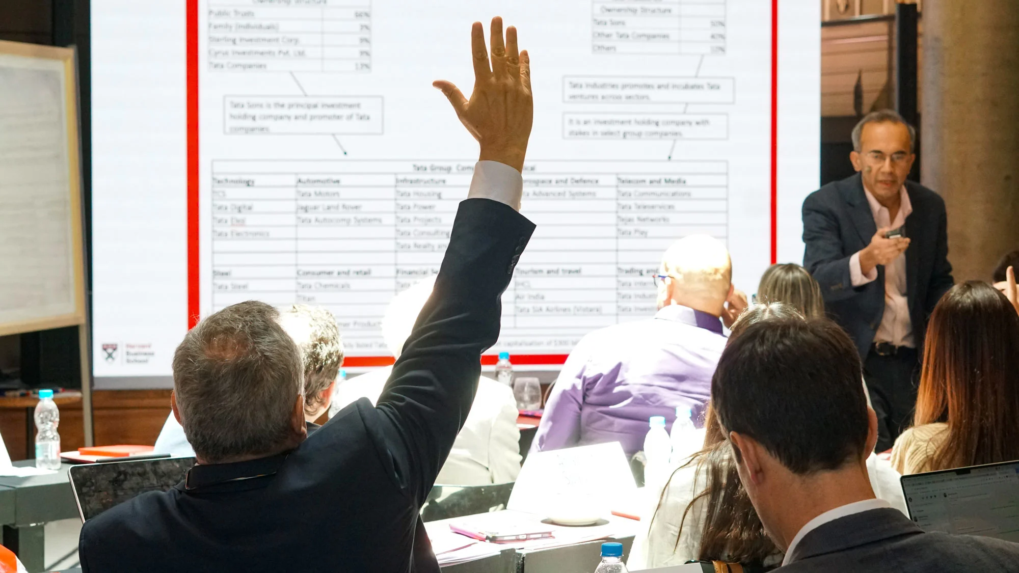 Action shot at the BiGS Sǎo Paulo Global Leadership Roundtable in 2023