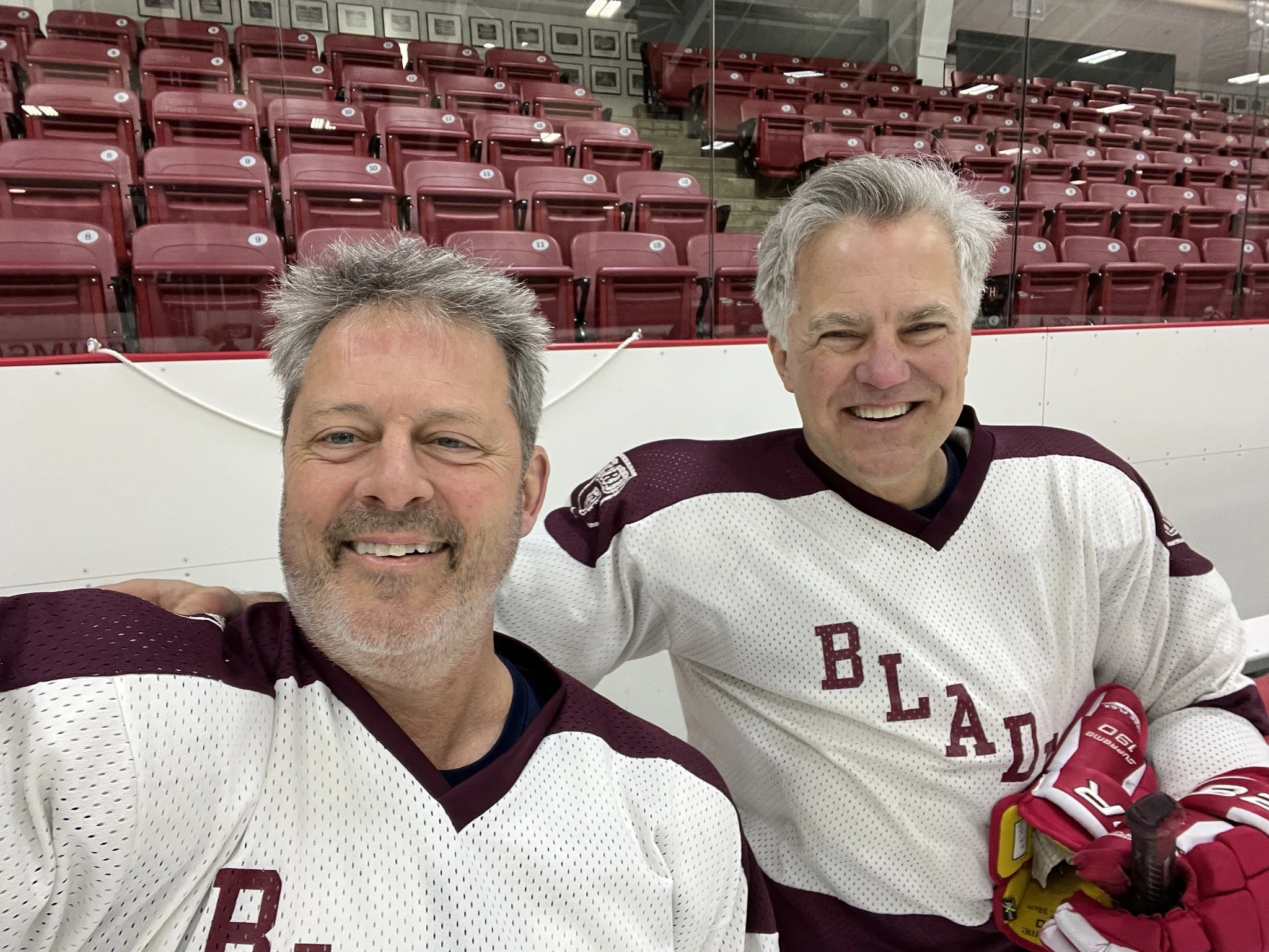 Lou Shipley and Mike Dolan back with the Blades in Bright Arena