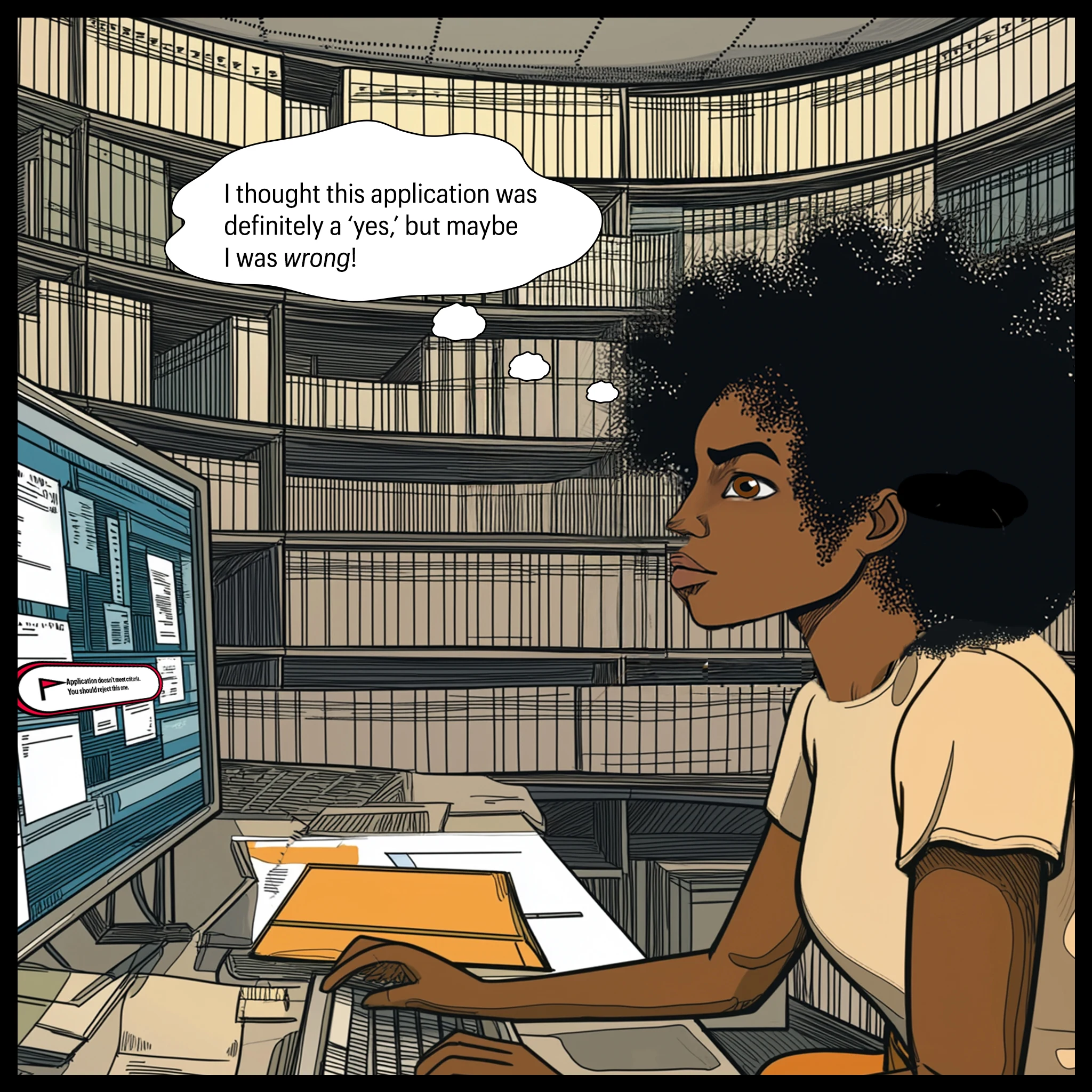 Panel 3: I thought this application was definitely a yes, but maybe I was wrong