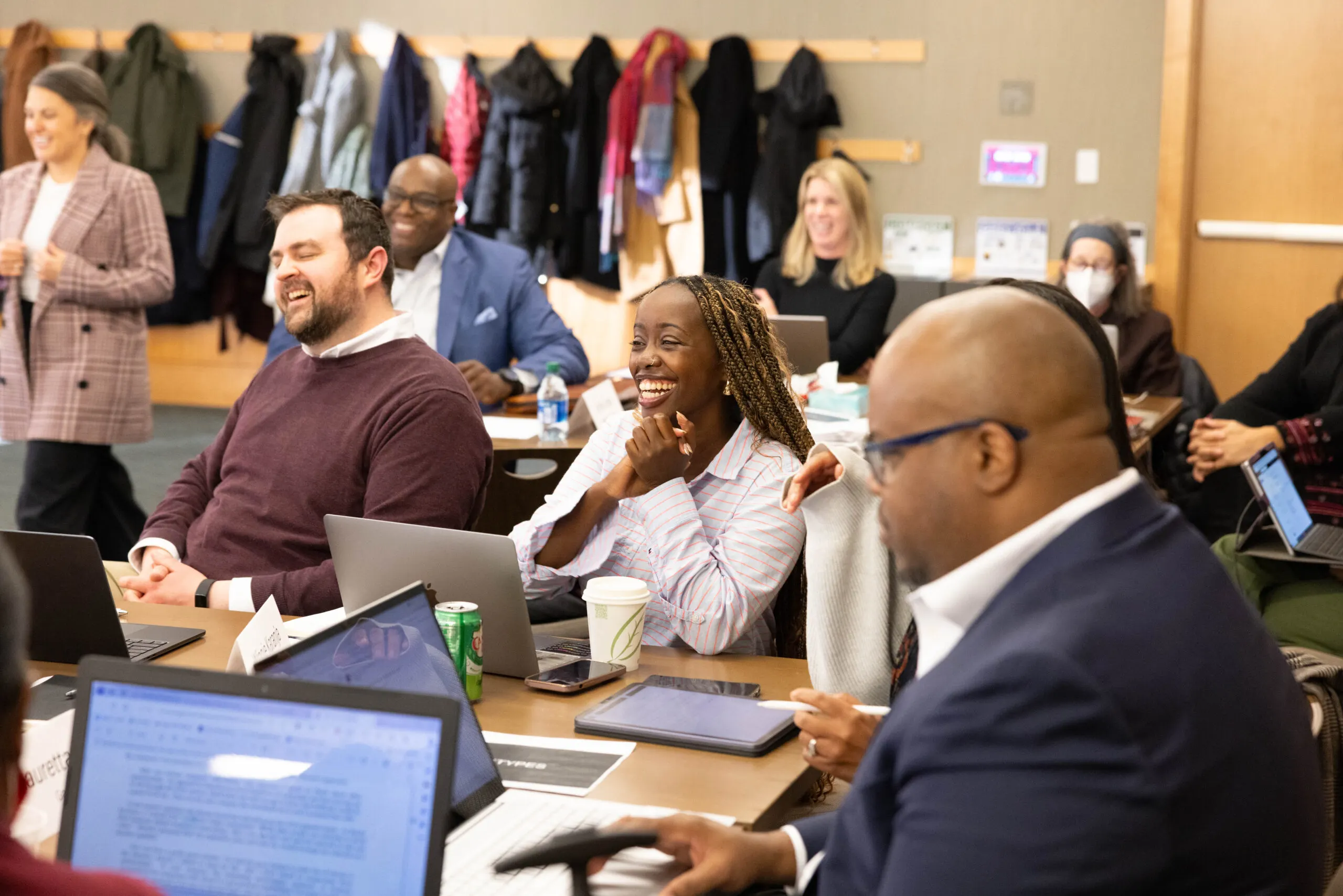 People around the table