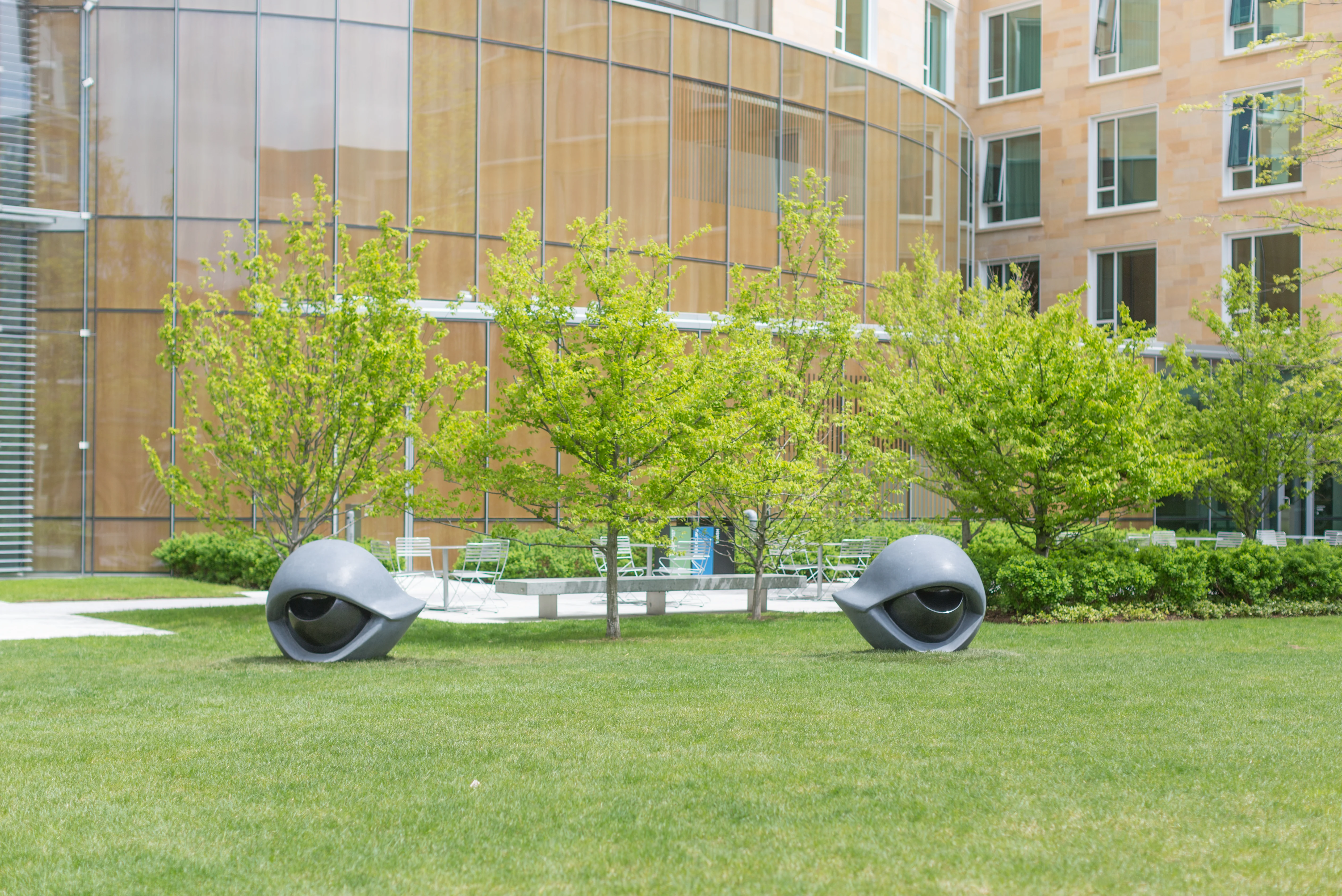 Louise Bourgeois, Eye Benches I, 1996-1997 — Executive Education Lawn
