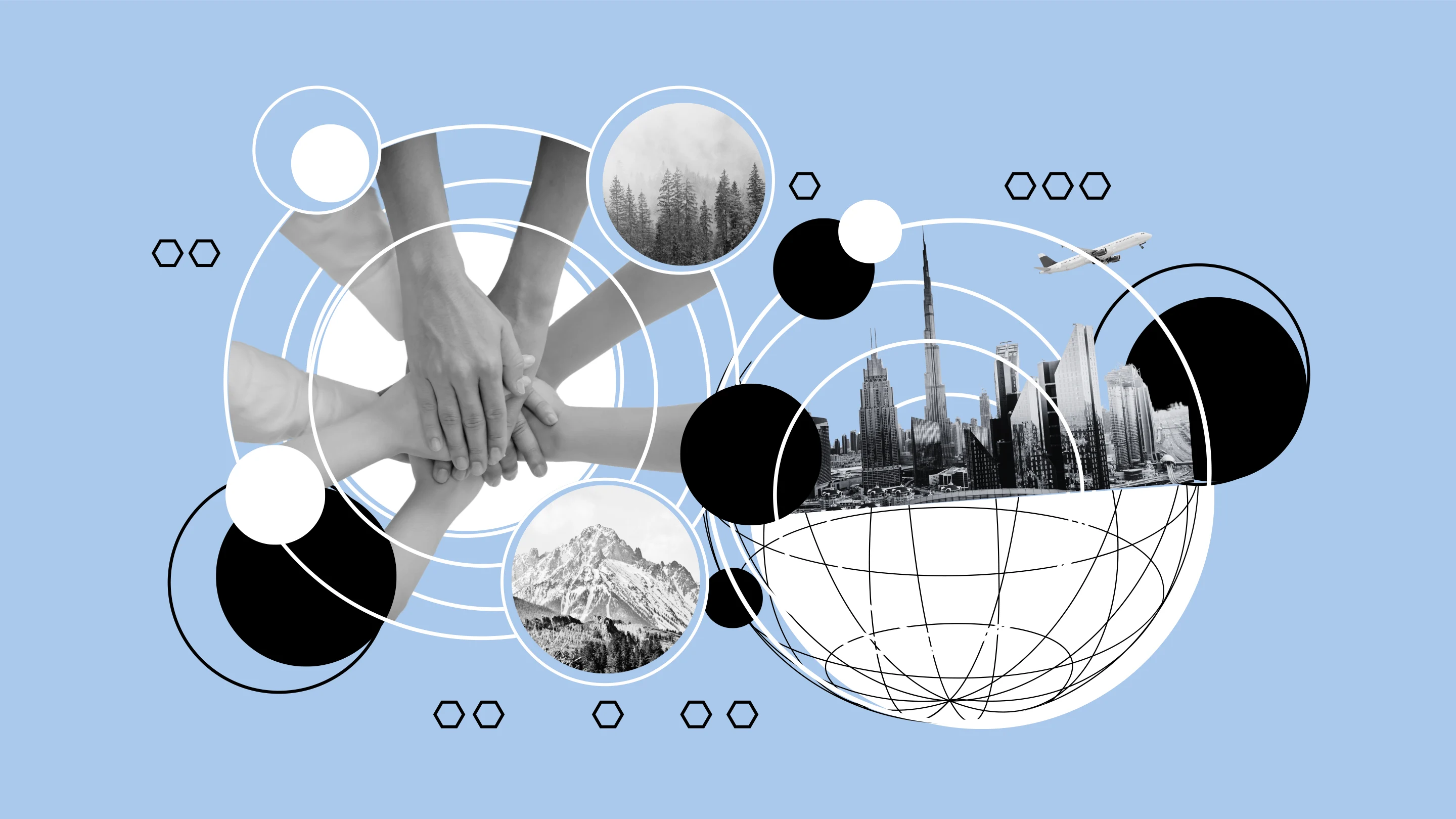 Business in Society Illustration
