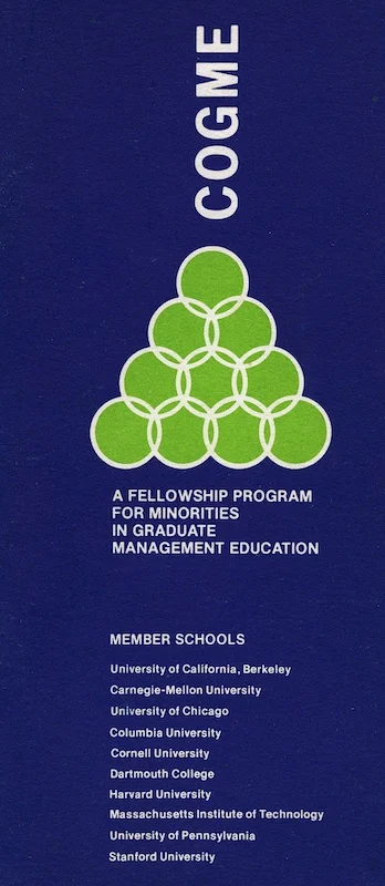 COGME: A Fellowship Program for Minorities in Graduate Management Education