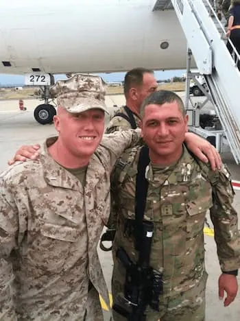 Tom Williams in military setting