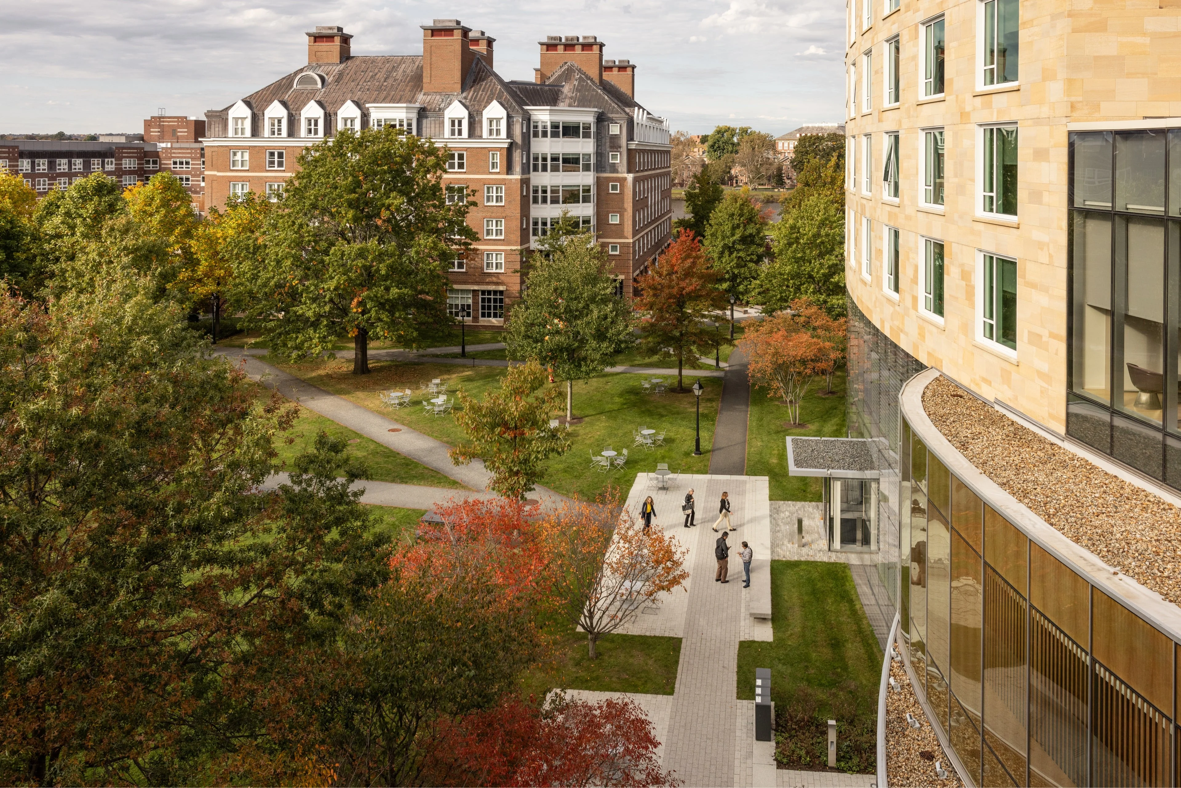 View of Executive Education area of HBS campus