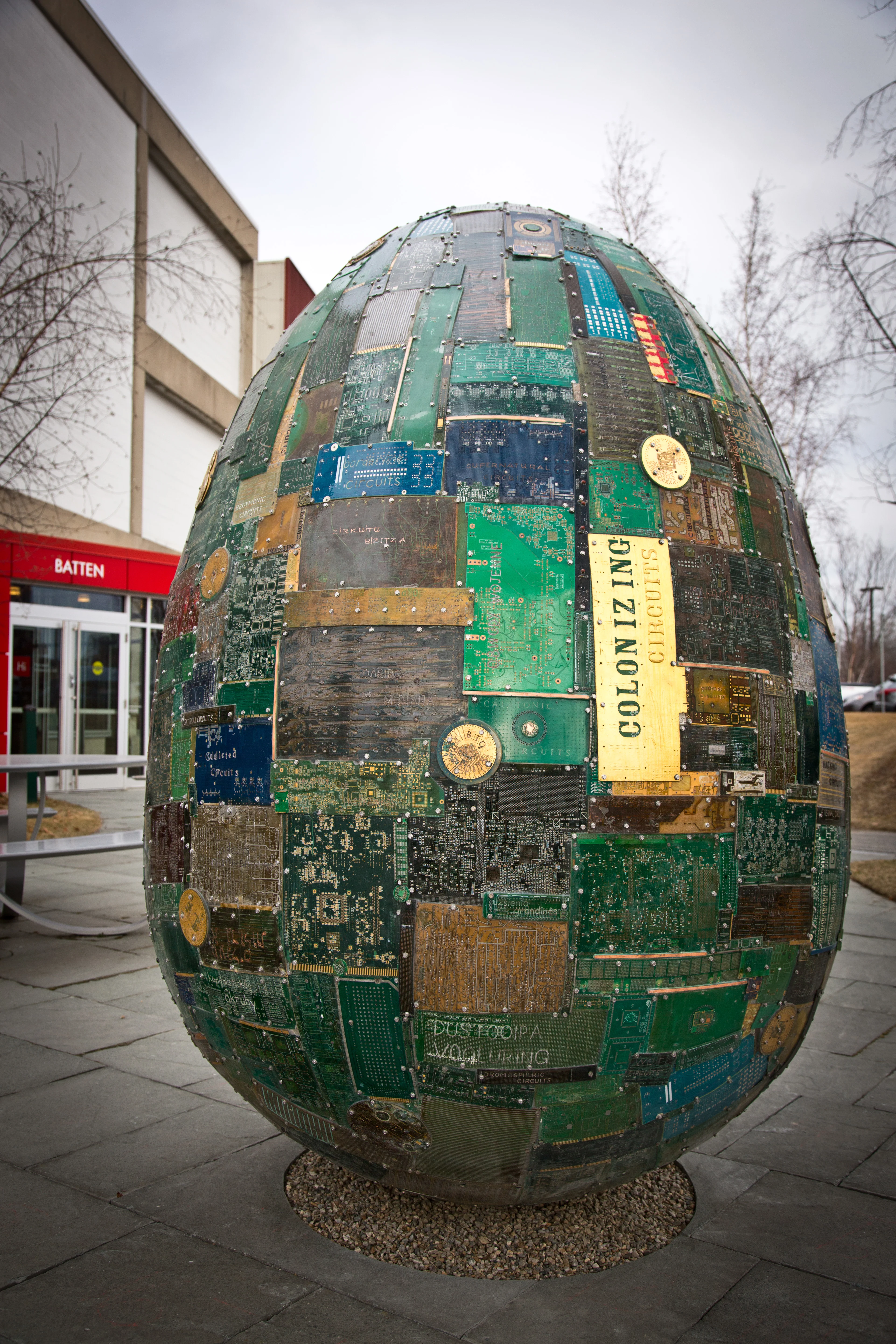 Adriana Varella and Nilton Maltz, Digital DNA, 2005 — Batten Hall patio