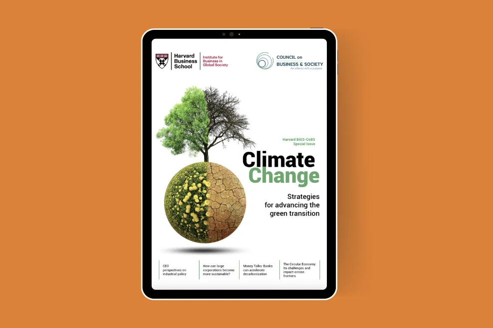Magazine cover for ESSEC magazine collaboration with BiGS