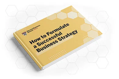 Yellow Harvard Business School Online book titled “How to Formulate a Successful Business Strategy."