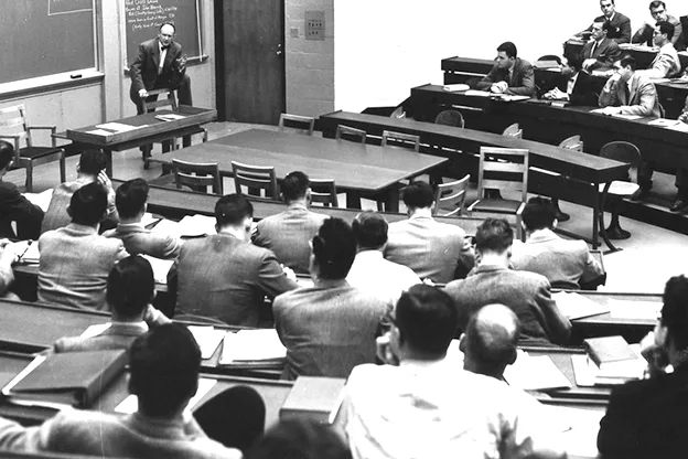International Teachers Program students in the classroom, circa 1958.