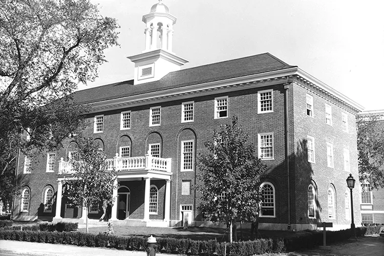 Cotting House in 1974 when the Doctoral Program moved in.