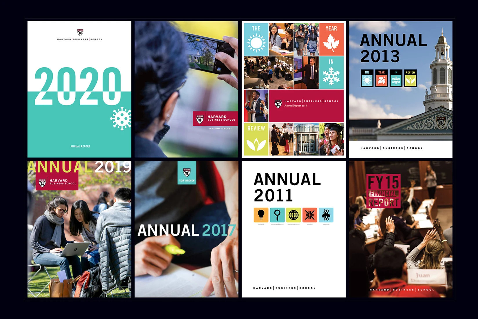 Annual Reports Cover Array 2010–2020