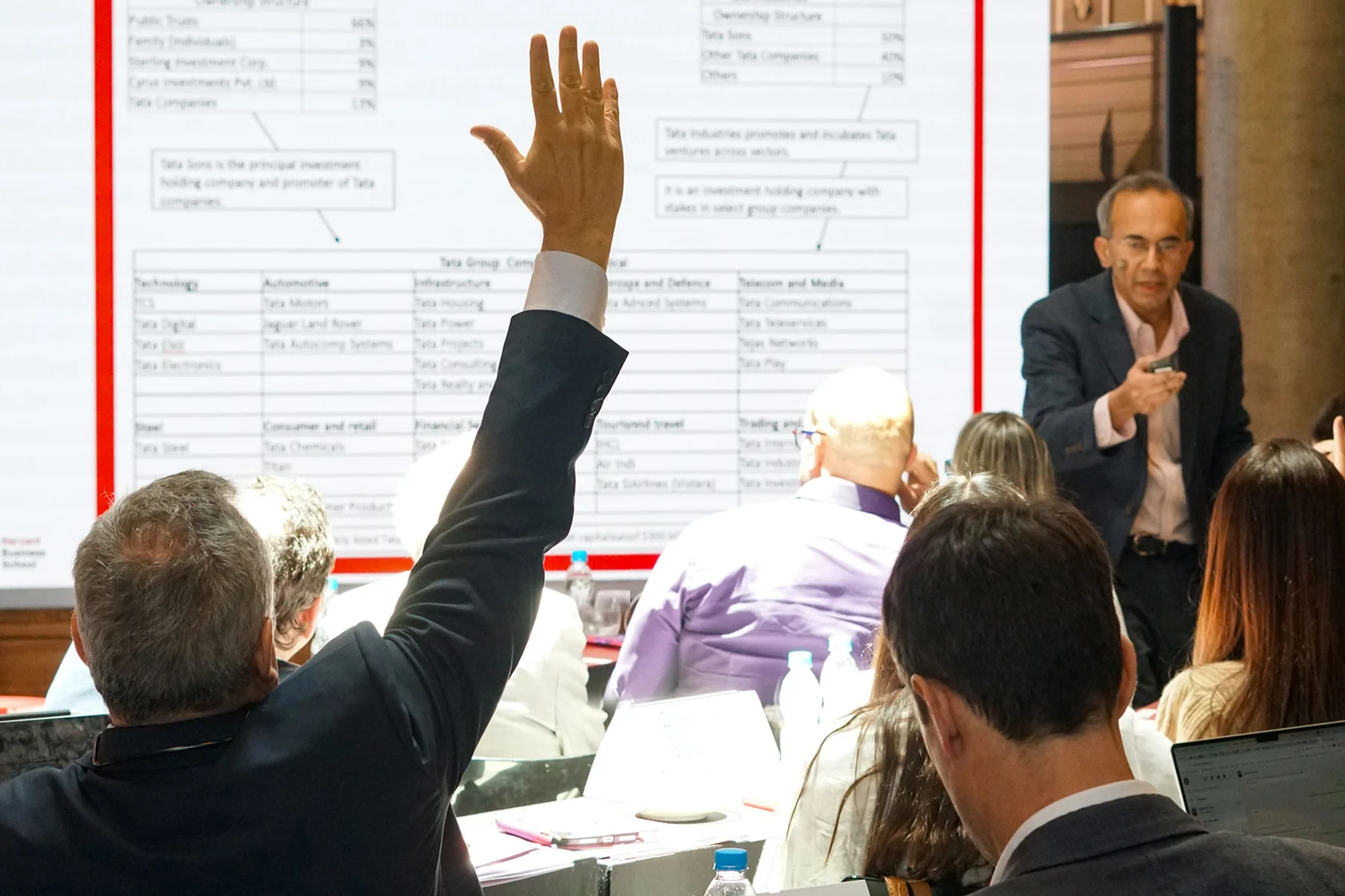 Action shot from the BiGS Global Leadership Roundtable in São Paulo, 2023