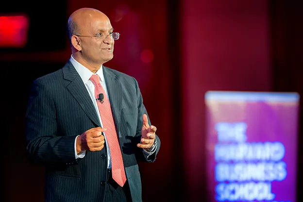 Dean Nitin Nohria speaking