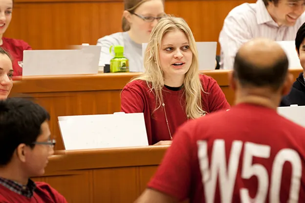 W50 people in an MBA classroom