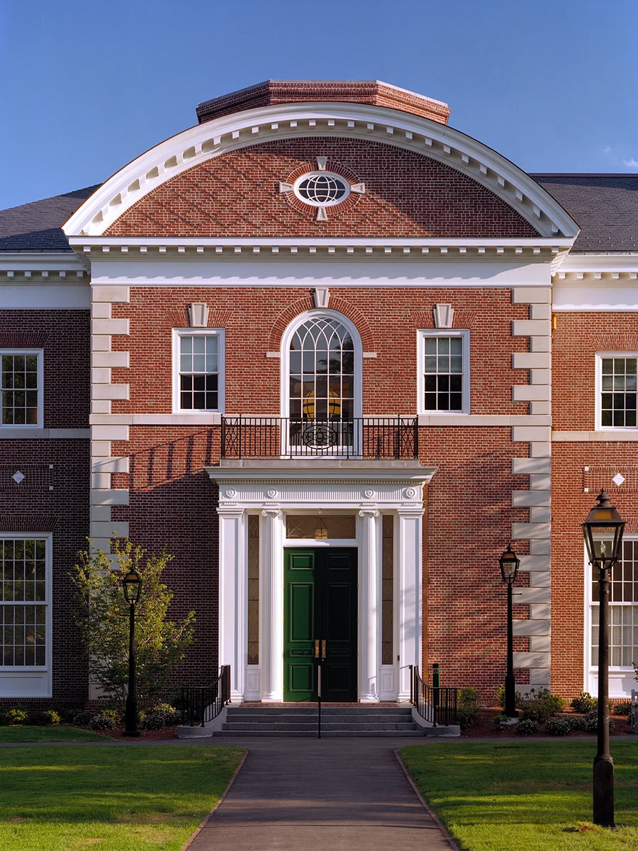 Entrance to Spangler Center, the MBA student center