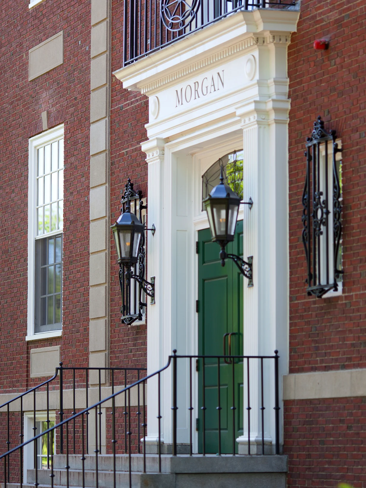 Morgan Hall west entrance