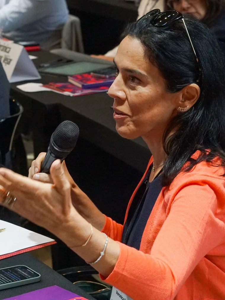 Veronica speaks at Sao Paulo roundtable in 2023
