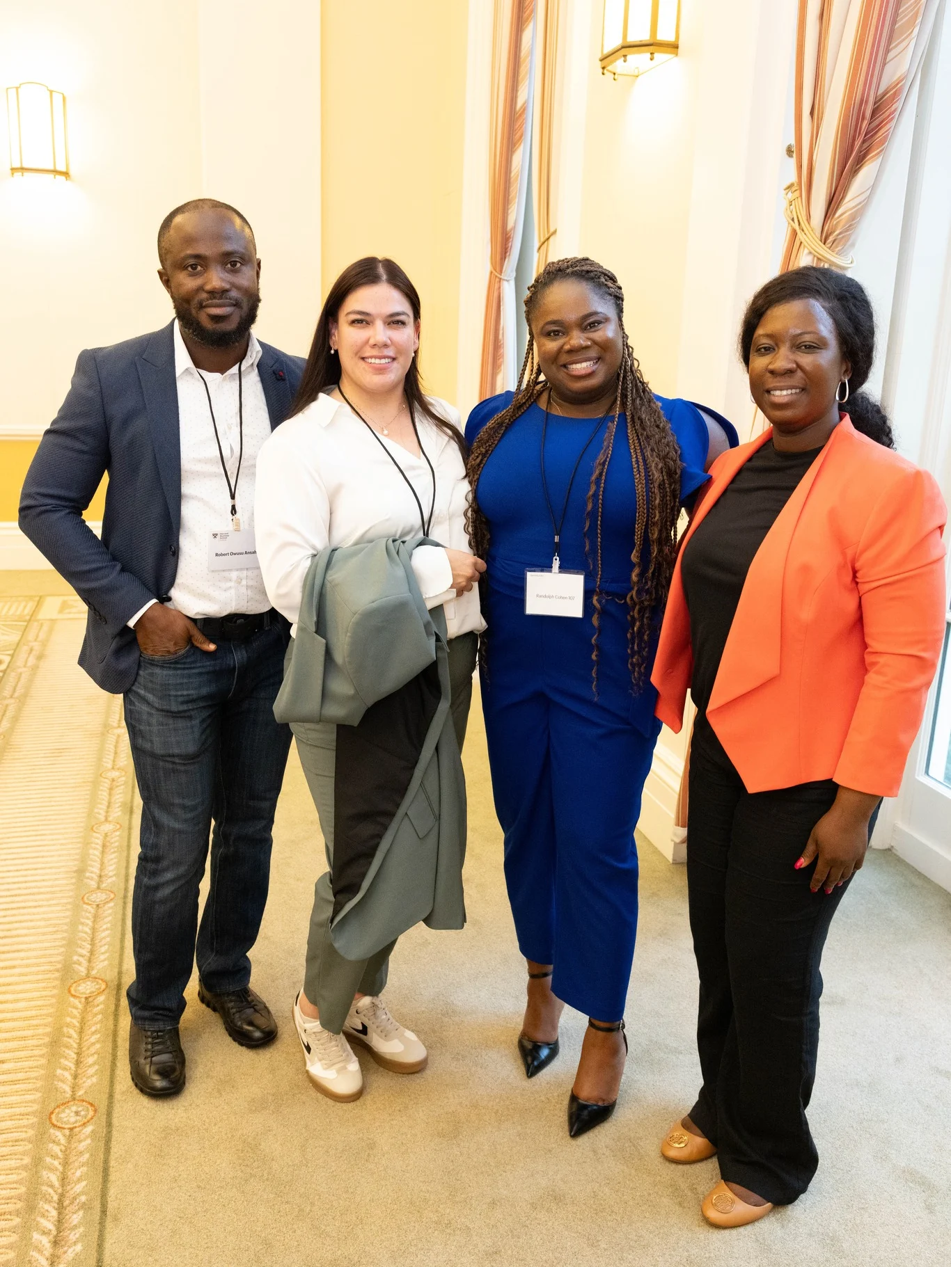 HBS Online learners at Connext 2025 reception.