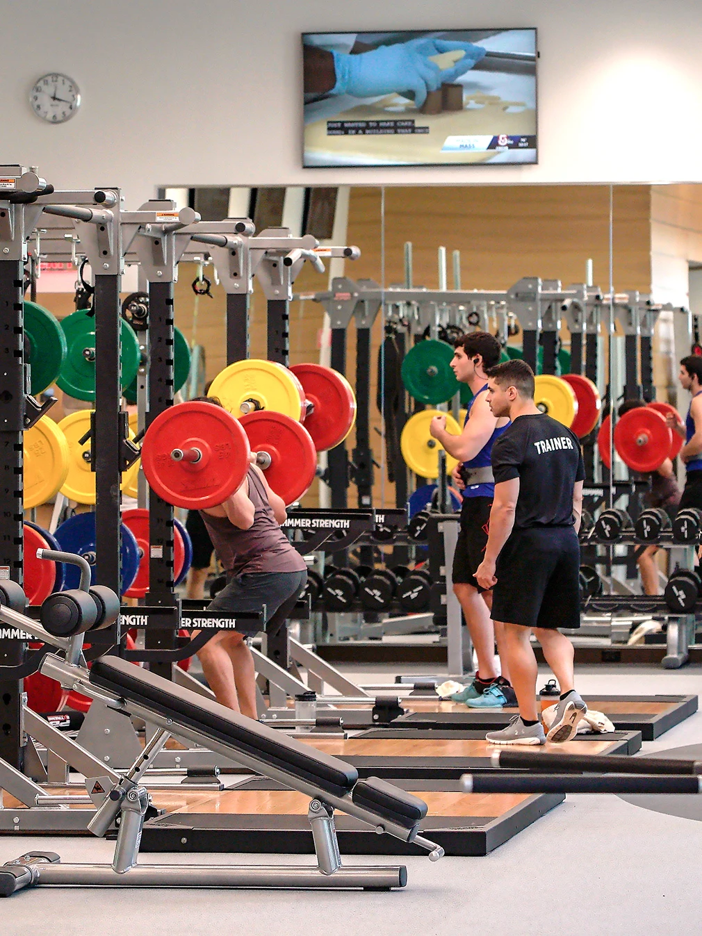 Free Weights Area, Tim Day Fitness Room, Shad Hall