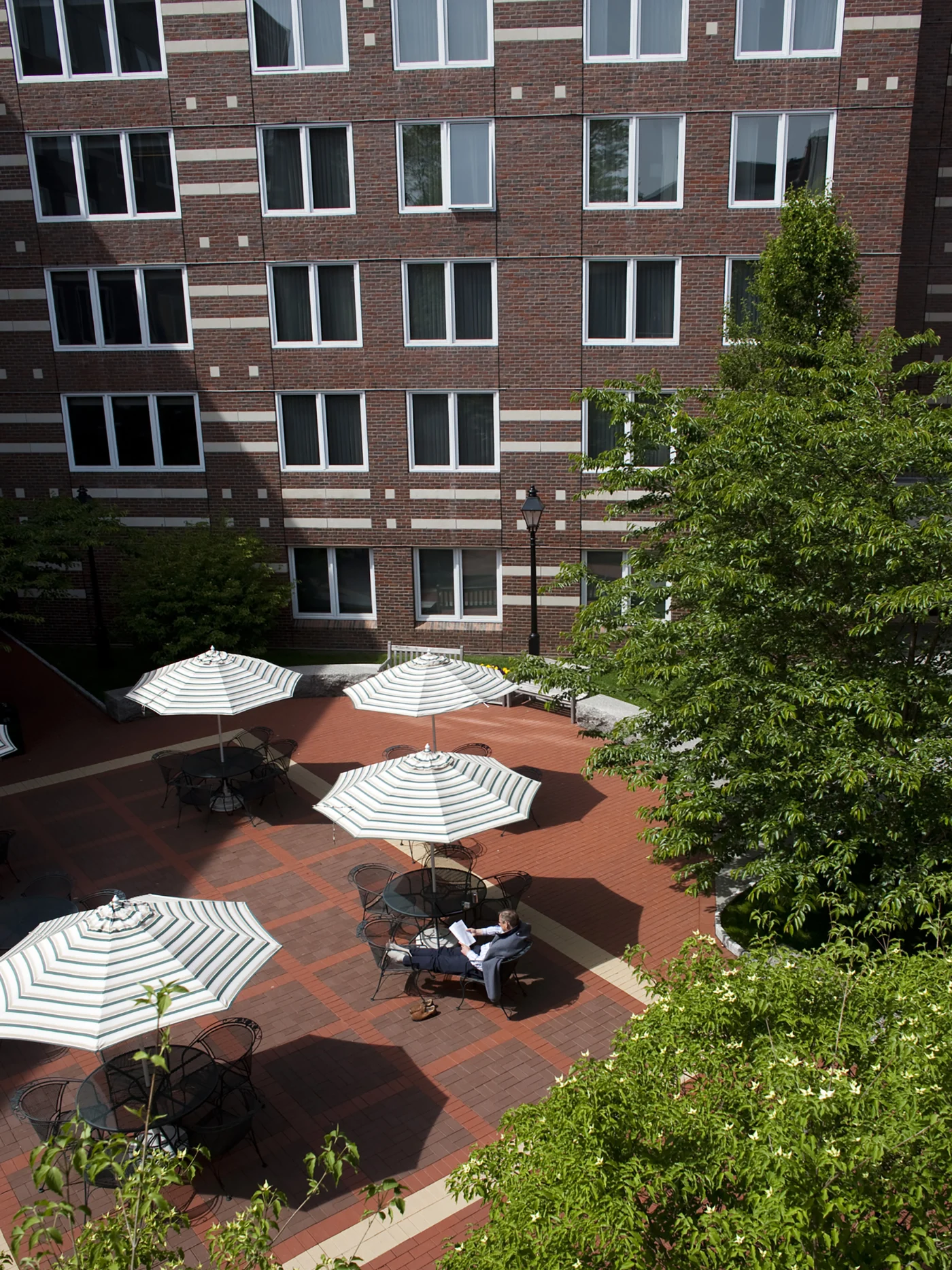McCollum Center courtyard