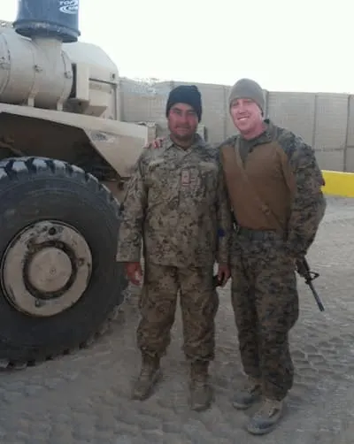 Tom Williams in military setting