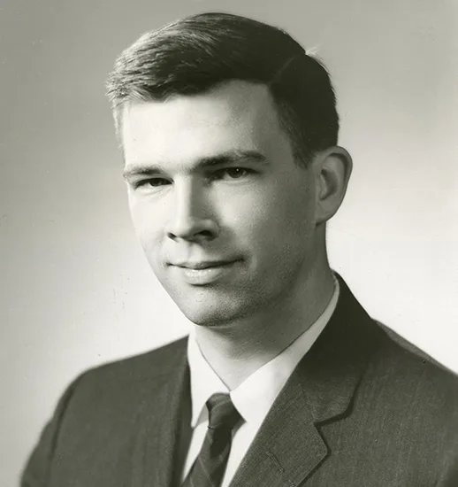 John H. McArthur black and white childhood headshot