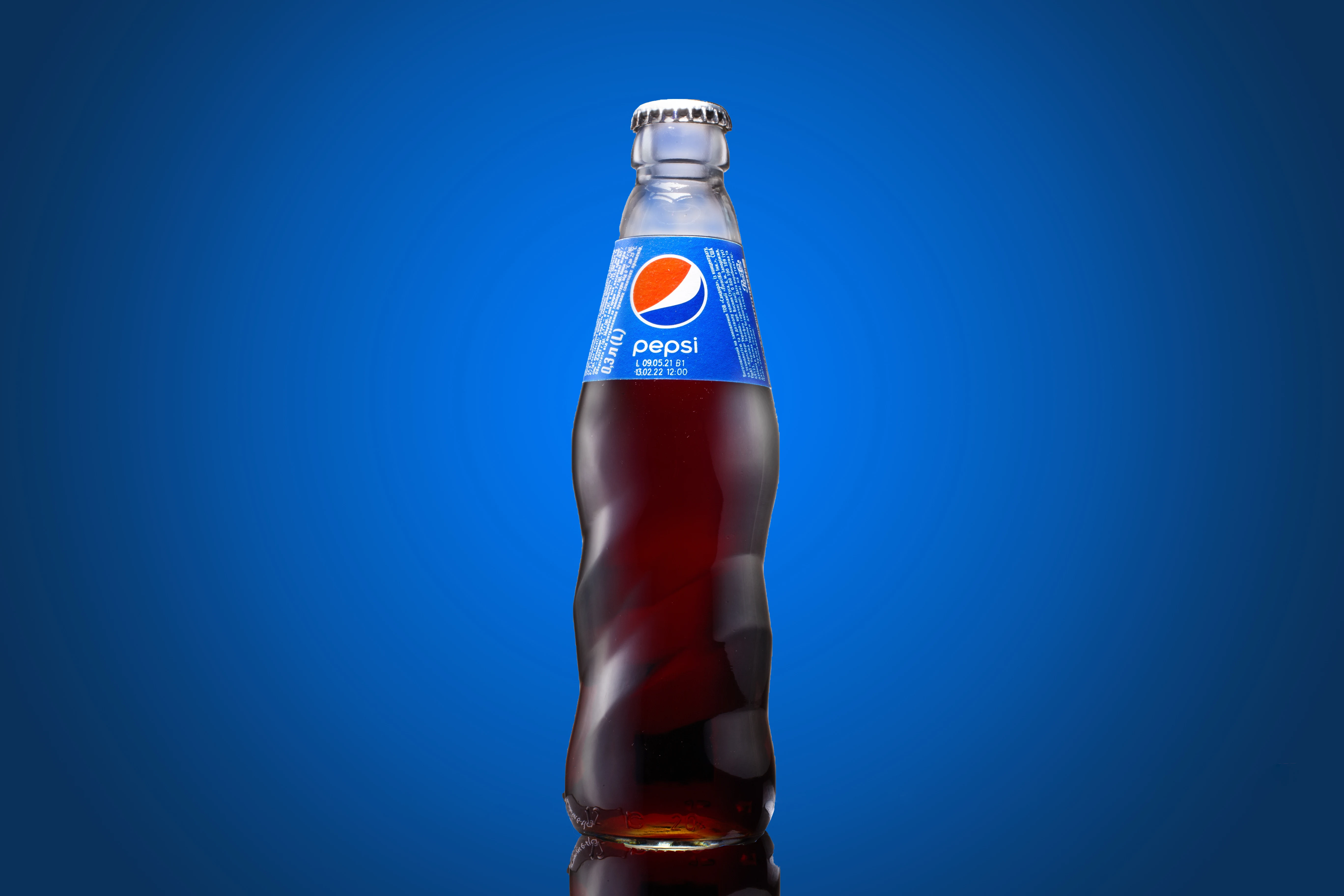 Pepsi bottle and Pepsi co logos