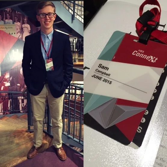 Sam and HBX ConneX ID card from June 2015